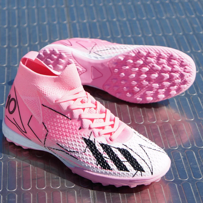 

2025 Football Shoes Professional New Men Soccer Shoes Unisex Breathable Sports Cleats Football Boots Ultralight Non-Slip Outdoor