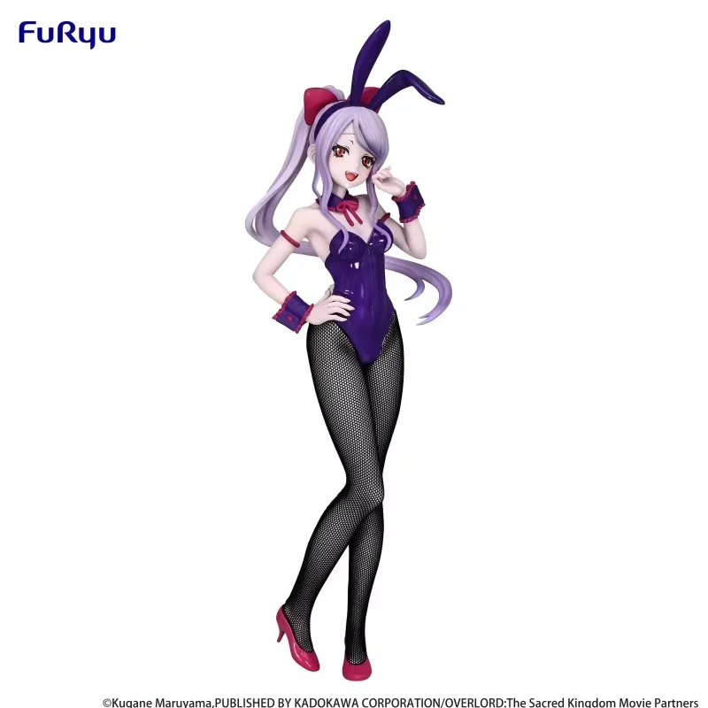 Hot Furyu Bicute 26cm Bunnies Shalltear Bloodfallen Bunny Girl Overlord Origina Model kolekcjonerski Anime rysunek urodziny zabawka prezent