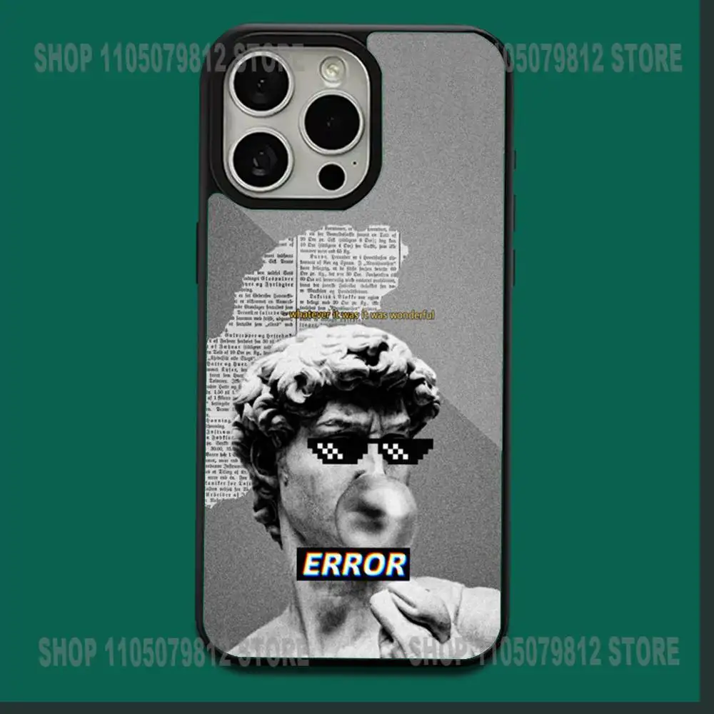 Art Aesthetic Statue of David Phone Case For iPhone 17,16,15,14,13,12,11,Plus,Pro,Max,Mini Magesafe Magnetic Wireless Charge