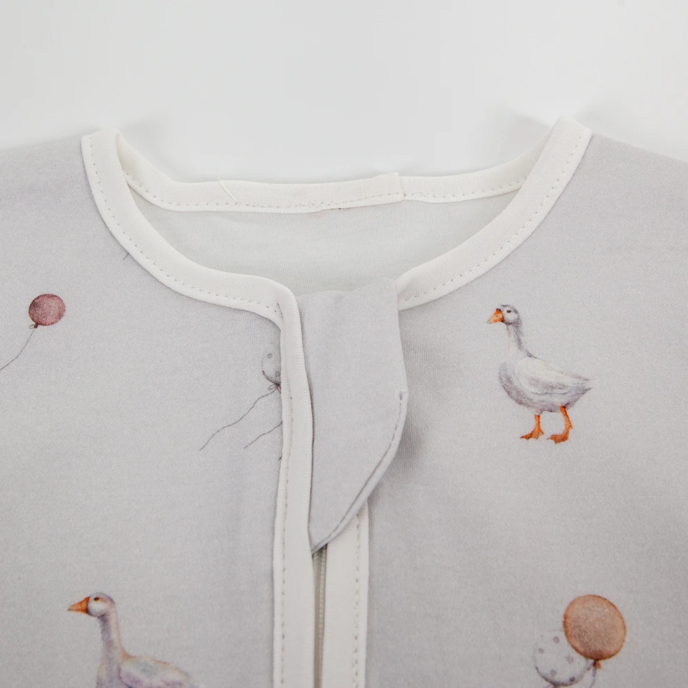 Sacco nanna estivo per neonati, sottile, di alta qualità, 100% cotone, confortevole, per bambini da 0 a 18 mesi, coperta indossabile con stampa a cartoni animati
