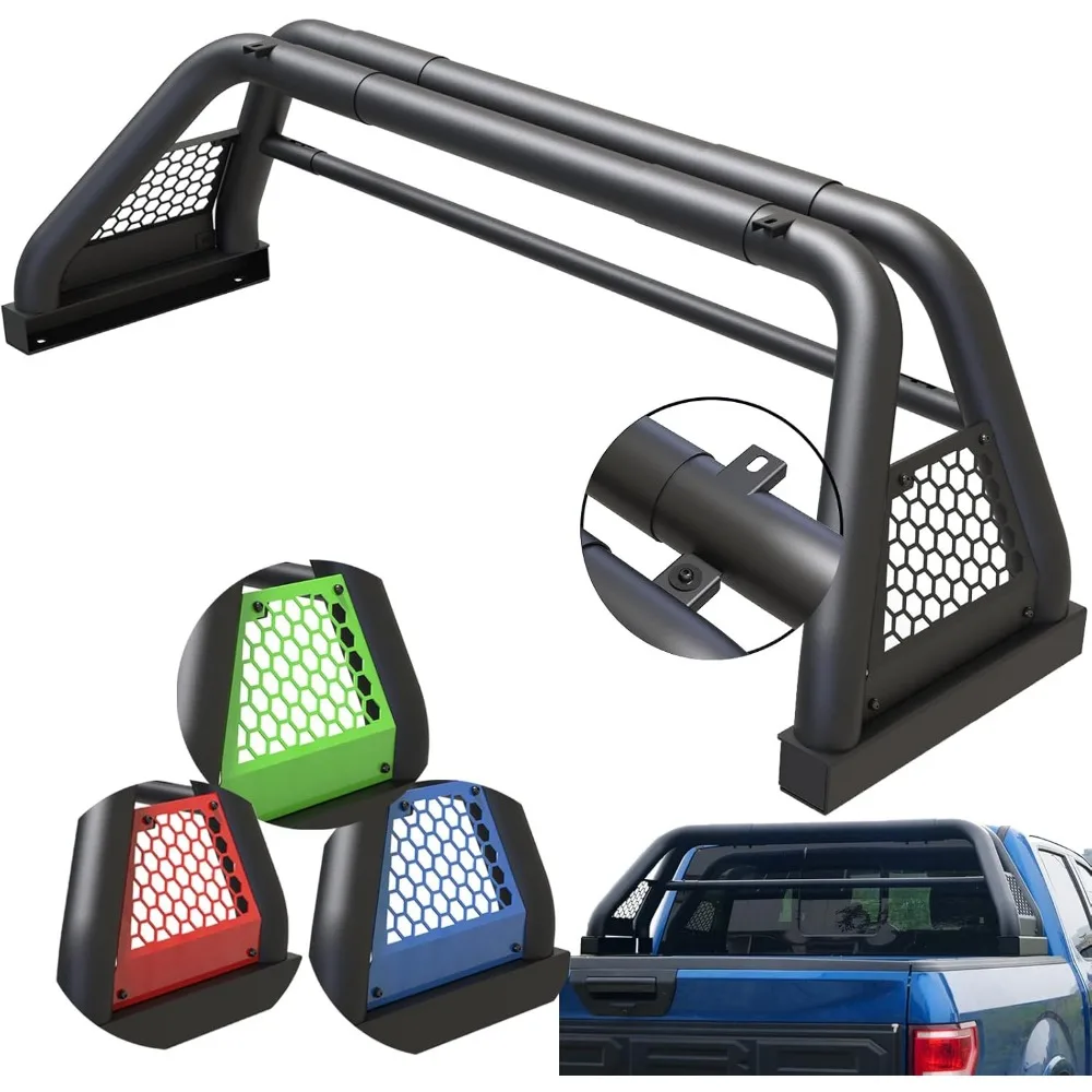 

Classic Roll Bars for Universal Full Size Pickup Trucks, Adjustable Chase Rack Roll Bar for Chevrolet S-10 Colorado/GMC Sonoma/J