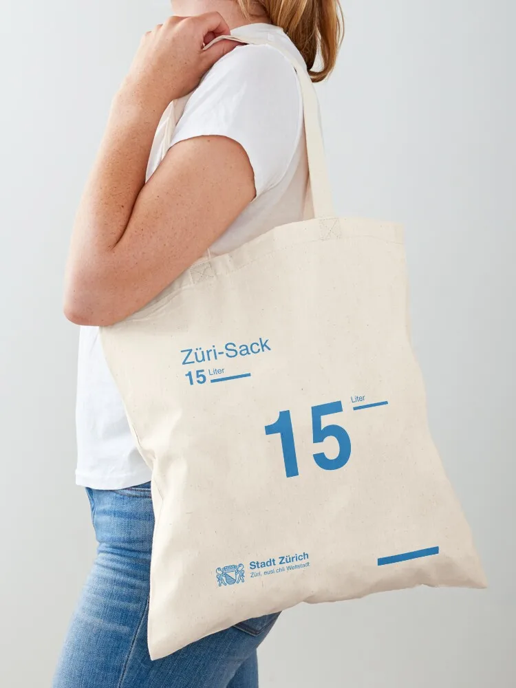 

15 liters of Züri sack Tote Bag Customizable tote bag great bag women reusable grocery bags