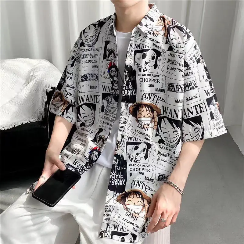 

fiti Men's Summer ort Sve irt Thin Loose Fit Floral Print Cotton Blend Fabric Comfortable Breathable Casual irt
