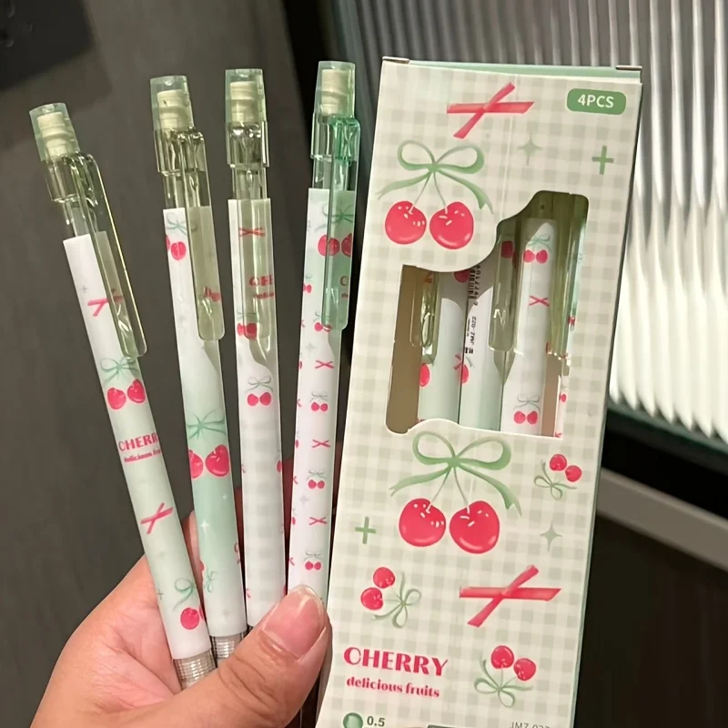 

Набор из 8 механических карандашей с вишневой тематикой, случайный ассортимент, светло-зеленая основа и красные вишневые украшения. Корпус карандаша с изящными и привлекательными элементами, подходящий для ежедневного письма студентов, и является высокока