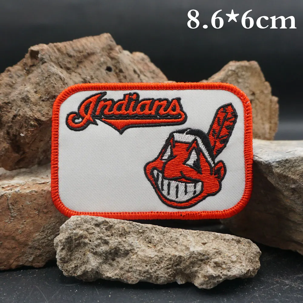 New Cleveland City Embroidered Patches Applique Sewing Label punk biker Band Rock Clothes Badges with hook backing