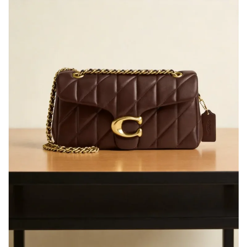 Bolso bandolera de cadena con patrón de diamantes de alta gama 2026, compre un bolso cuadrado pequeño y haga una fortuna