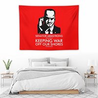 Senator Armstrong Presidential Campaign - Metal Gear Rising: Revengeance Tapestry Wallpaper Decoration Home Tapestry