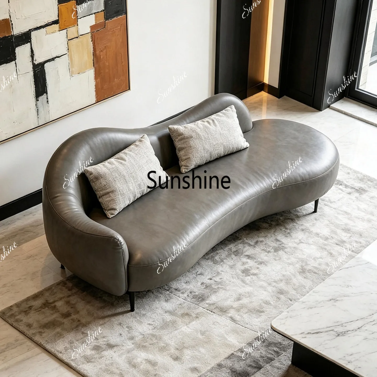Italian minimalist concubine chair bedroom concubine collapsed bed tail concubine sofa