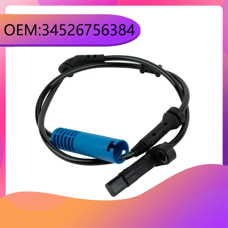 Front Right Left ABS Wheel Speed Sensor Compatible for MINI COOPER R50 R52 R53 Replacement 34526756384