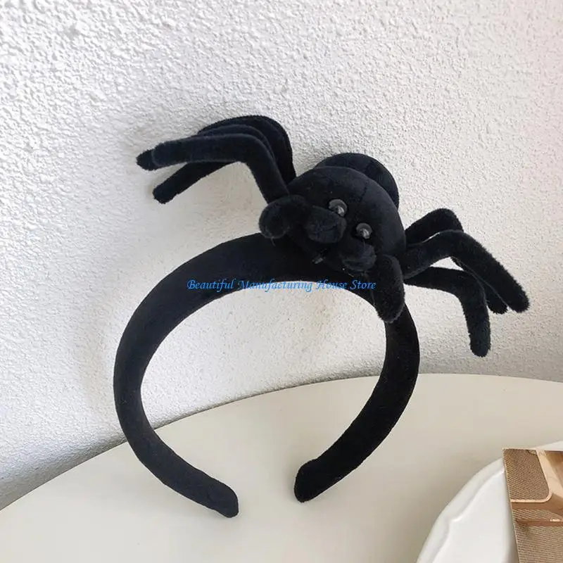 

E56A Cartoon Pumpkin for Head Hoops Women Makeup Photoshoot Punk Headban