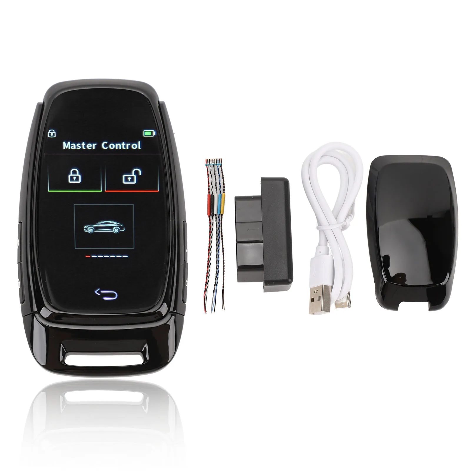 Smart Remote Car Key 13 Languages Support Car Key Fob Replacement Anti Loss Sensitive Auto Window Down for One Click Start Car