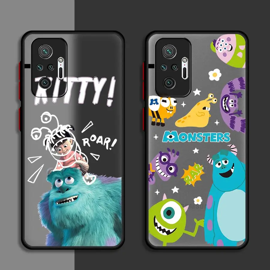 Disney Monsters Inc Cassa Del Telefono per XiaoMi Redmi 9 9A 9i 9C 9T 10 10A 12C 2022 10C 12 4G K40 Pro custodia morbida funda