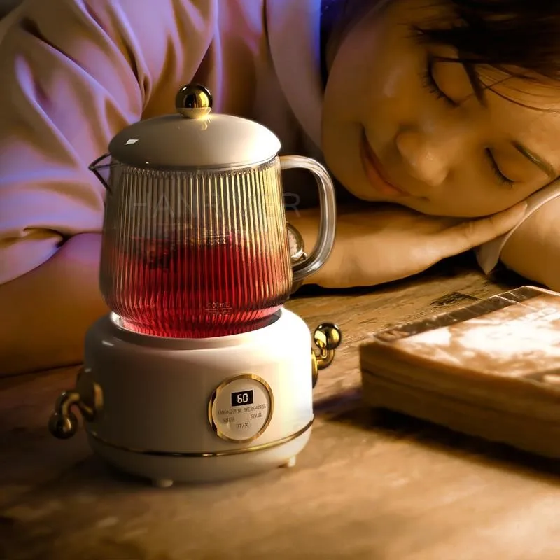 600Ml Waterkoker Draagbare Stoofpot Beker Gezondheid Behoud Pot Gekookt Water Thee Pot Verwarming Cup Mini Waterkoker Voor Kantoor thuis 220V