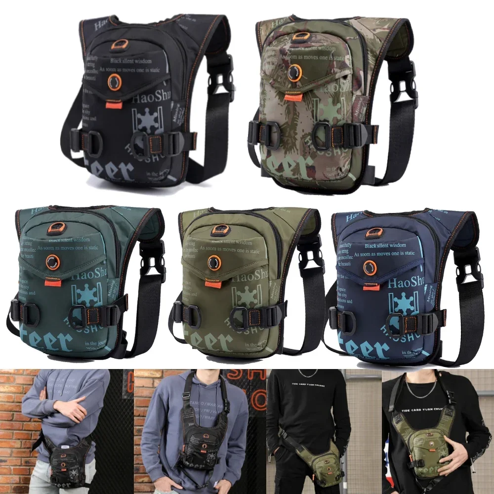 

Motorcycle Drop Leg Waist Bags Motorcycle Side Bag Waterproof Leg Side Bag Belt Hip Bum Luggage Ride Pack Purse Fanny Pack Bag