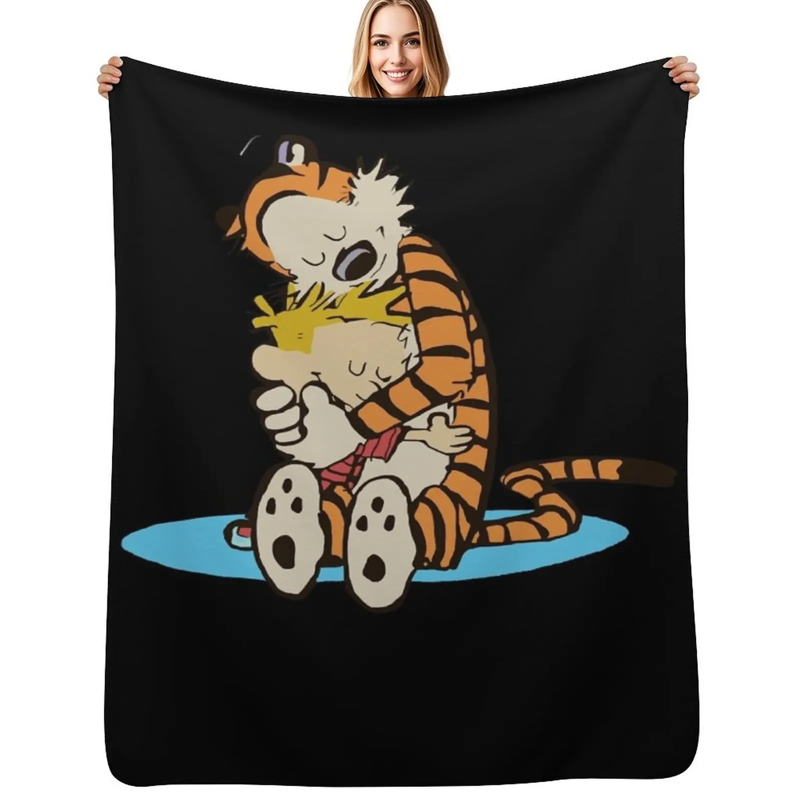 

Ways To Keep Magical World Calvin Arts Fans Hobbes Funny Gift Throw Blanket Modern Design Soft Blanket for Home Decor