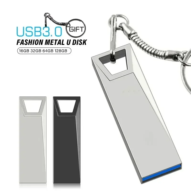 Memory Stick USB 3.0 Flash Drive 256GB 128GB 64GB USB Stick Key Chain Gift Metal Pen Drive USB 512GB Storage Device U Disk 32GB