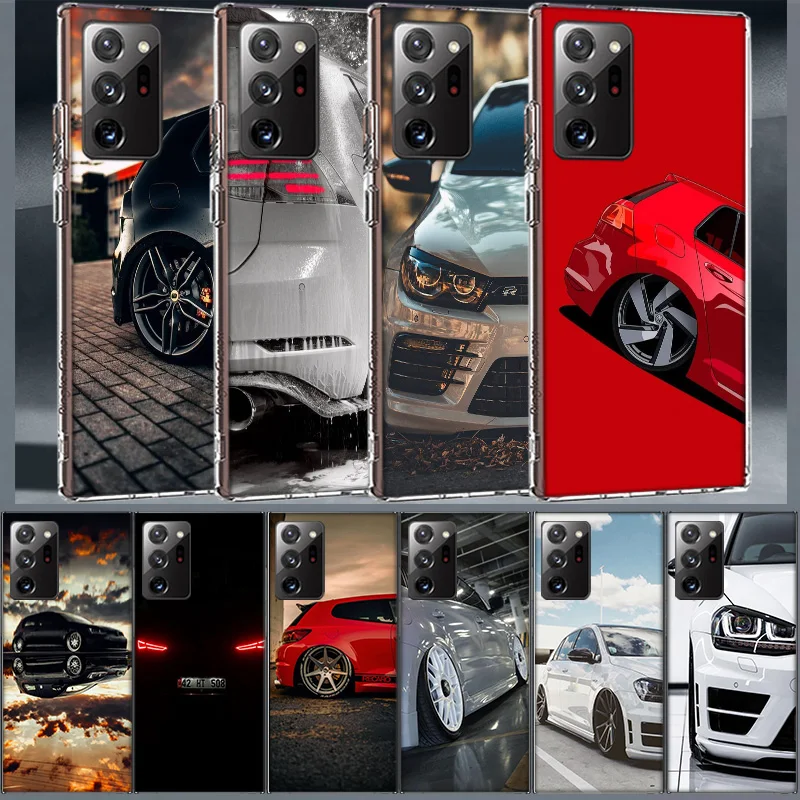 Sport Car Golf 7 Coque For Samsung A55 A35 A25 A15 Phone A05S Note 20 Ultra 10 Lite 9 8 M52 M51 M32 M31 M30S M21 J8 J6 J4 Plus