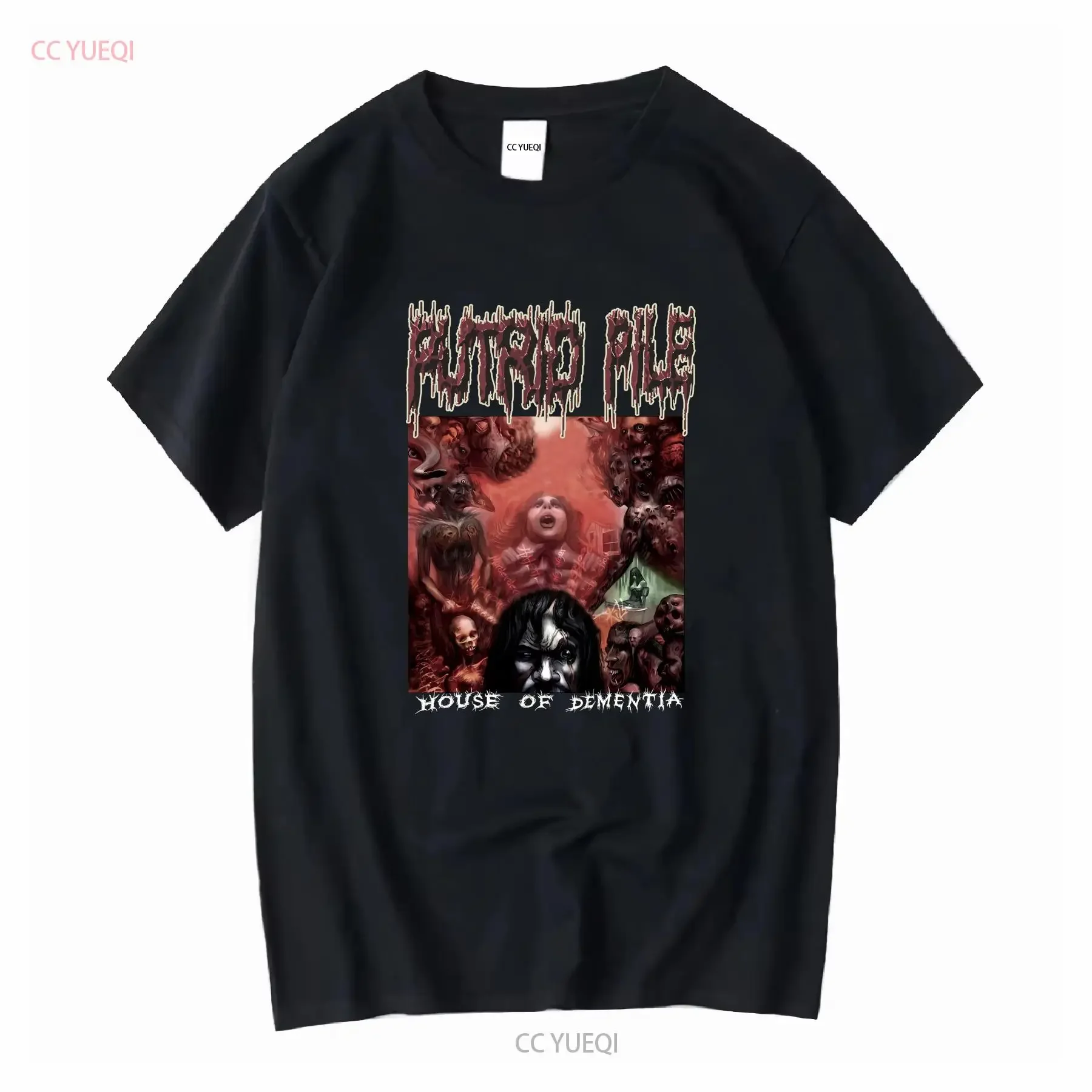 Vintage Putrid Pile T Shirt XL Devourment Mortal Decay Gorgasm Lividité vintage Lavé Légèrement Doux streetwear Confortable