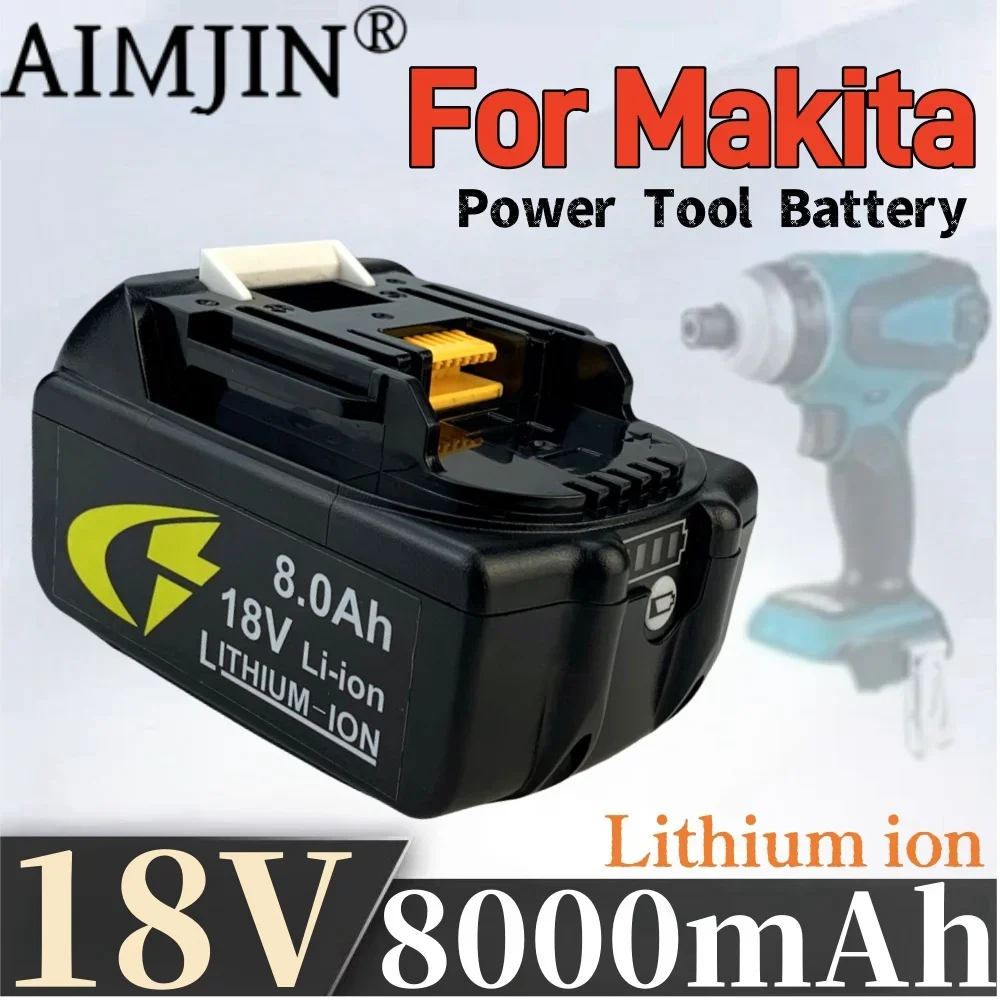 

For Makita 18V 8000mAh Replacement Lithium Battery BL1830 BL1830B BL1840 BL1850 BL1850B BL1860B BL1815 Power Tool Battery