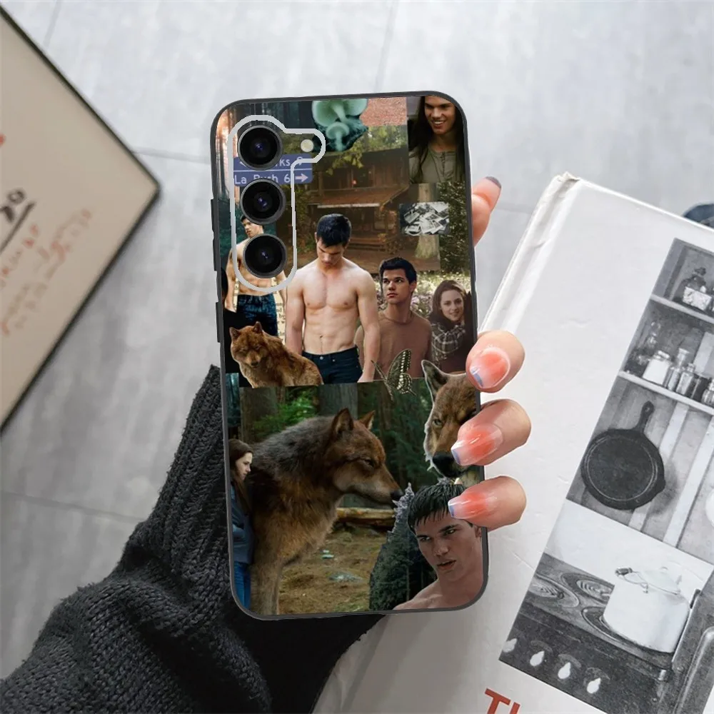 T-Team Edward Jacob Twilight-S  Phone Case For Samsung Galaxy A13,21s,22,31,32,52,53,71,80,91 Black Soft Cover