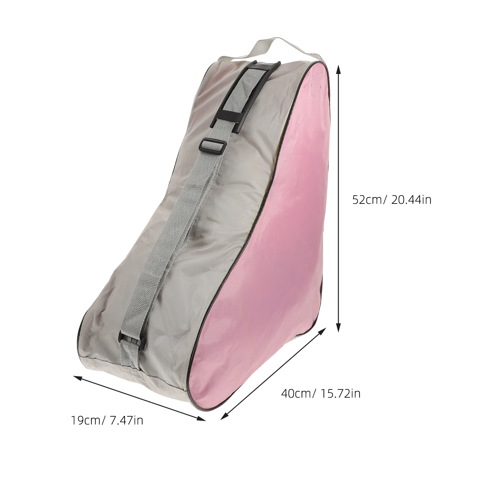 التزلج شبكة حمل مثلث الكتف قدرة عالية ل الأسطوانة الجليد حذاء تزلج بعجلات تخزين حمل أشتات المعدات الرياضية #5