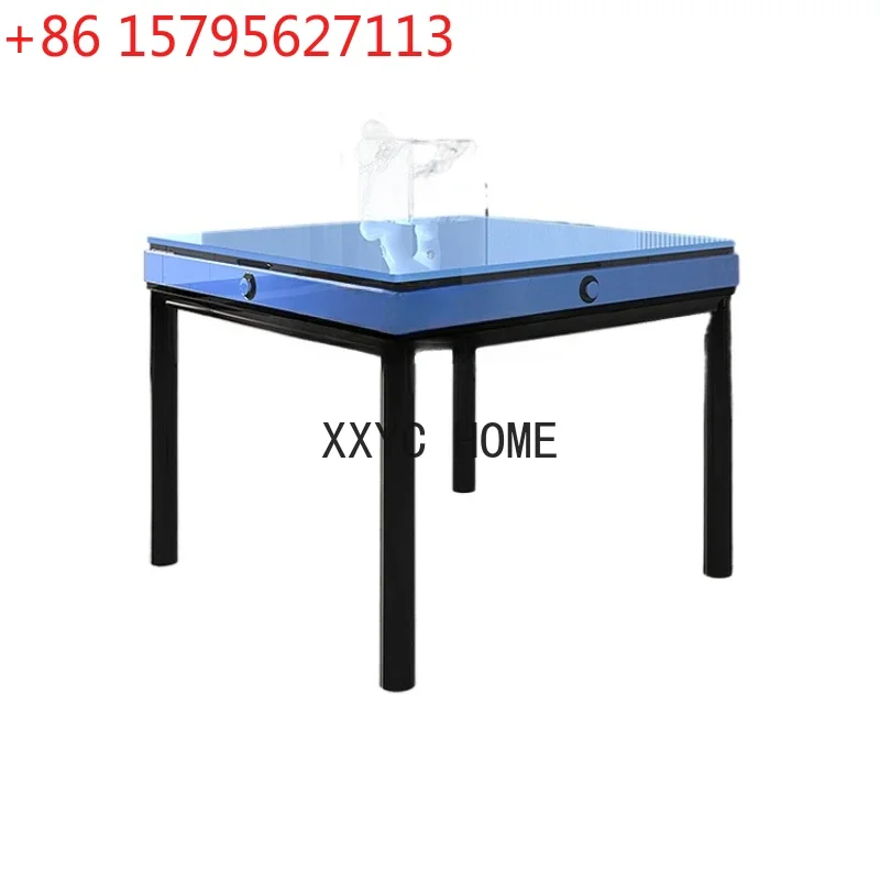 

Roller Coaster Mahjong Machine Full-Automatic Rotor Push-Free Plate Low Noise Multifunctional Mahjong Table