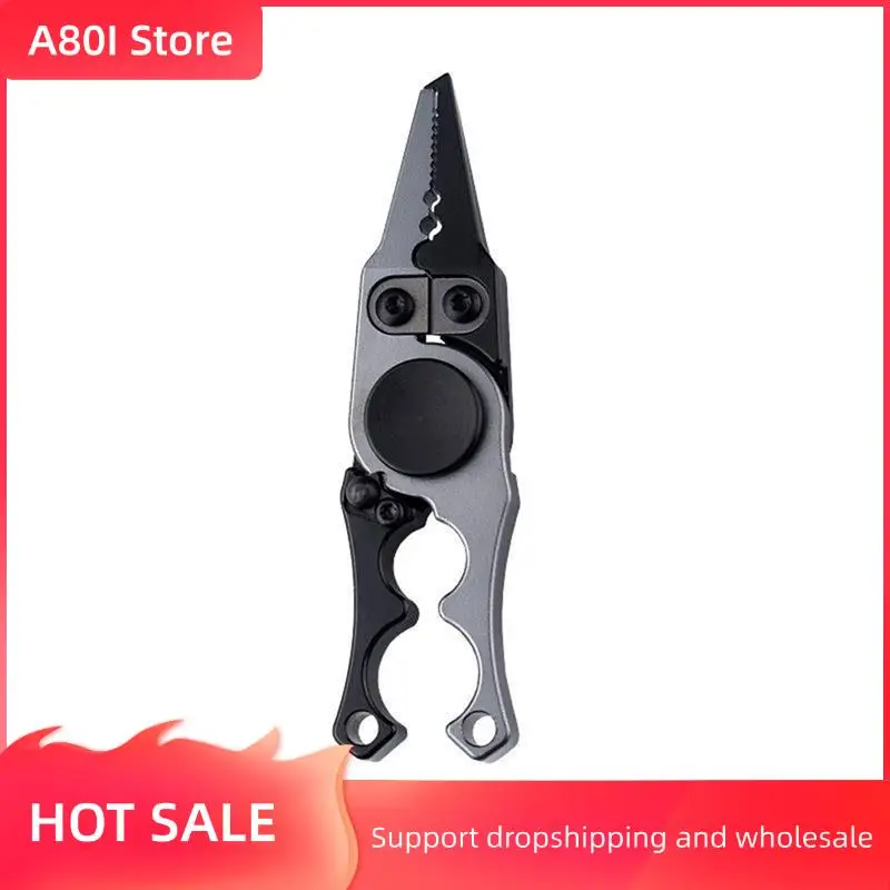 

A80I 1 PCS Portable Fishing Pliers Gyro Fishing Line Cutting Pliers Protect Outside Fishing Tools