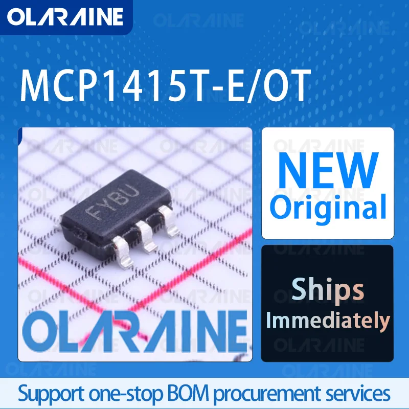 

1/5/10Pcs MCP1415T-E/OT SOT-23-5 Gate Driver RoHS 1 Output Current 1.5 A Voltage 18 V