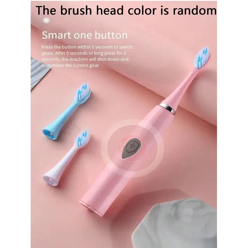 2026 وصول جديد فرشاة الأسنان الكهربائية الساخنة الكبار مجموعة الأزواج التلقائي ، مناسبة للاستخدام المنزلي أو السفر ، ألوان رأس فرشاة عشوائية