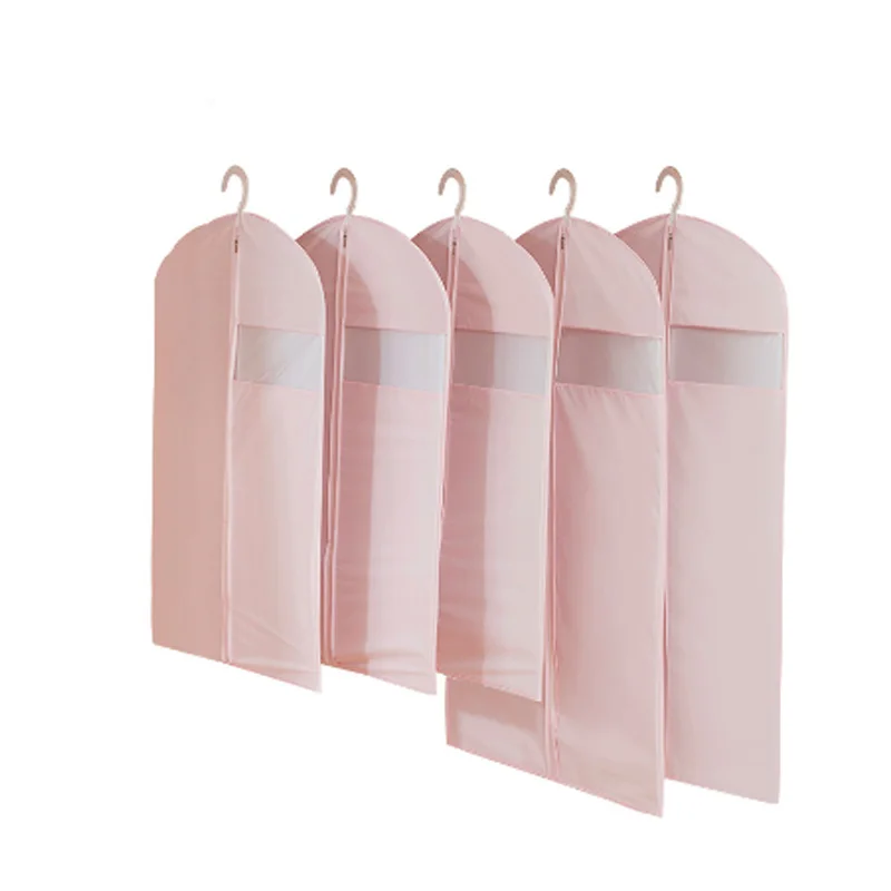 1pcs Clothes Dust Cover PVEA Case for Household Hanging-type Coat Suit Protect Storage Bag Wardrobe Organizer