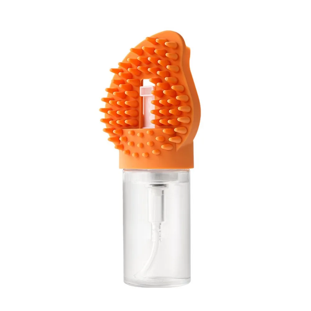 

Silicone Pet Bath Brush Comfortable Grip Handle Soft Dog Massage Brush All-in-One Deep Cleaning Brush Pet Massage