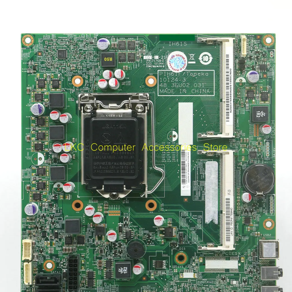 Imagem -05 - para Lenovo Thinkcentre M7180z M72z Aio Tudo-em-um Placa-mãe Lga1155 Ddr3 03t6589 Ih61s Pih61f 101243 Mainboard