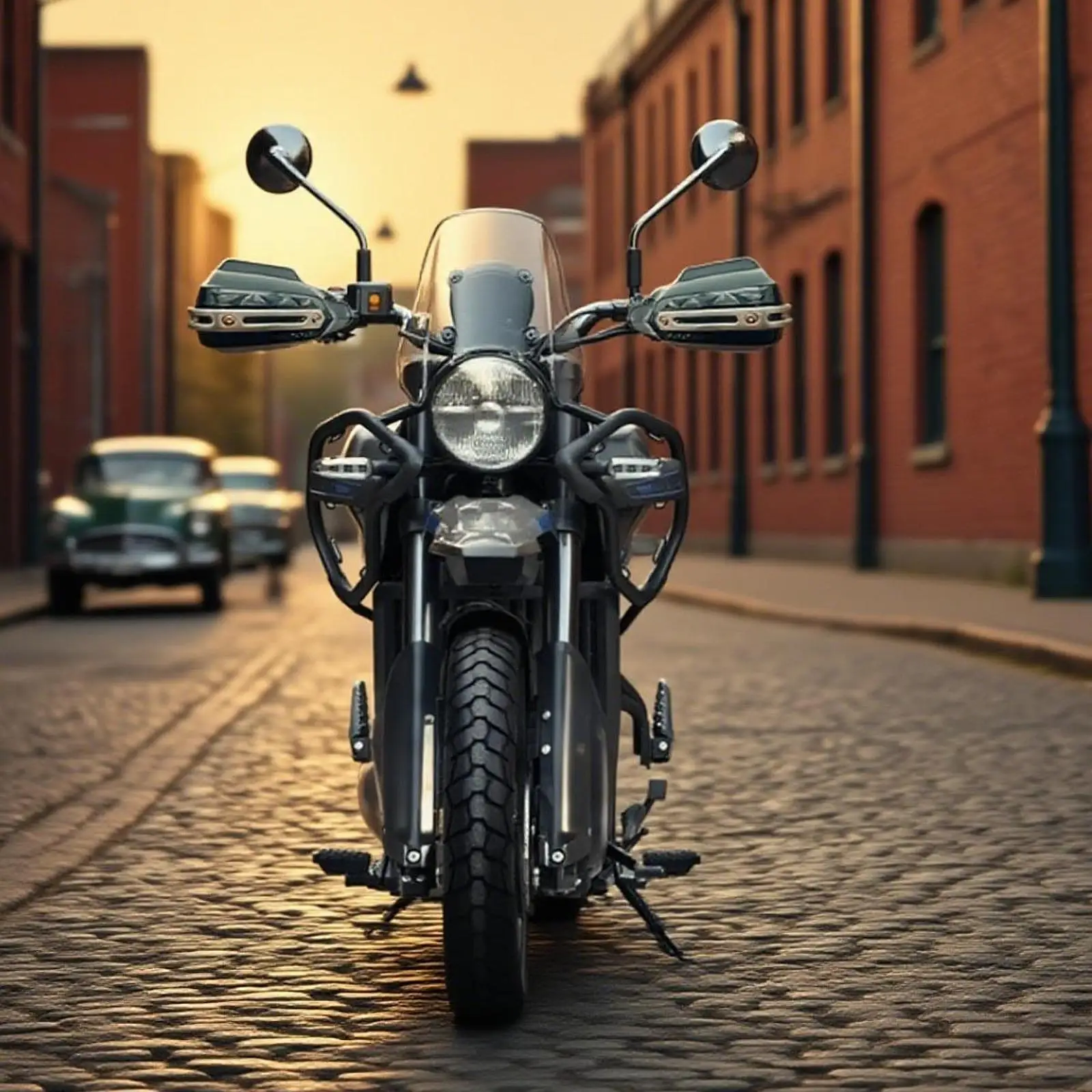 

Motorcycle Hand Guard Polycarbonate Wind Deflector Shield Grip Protector for Himalayan 450 Accessories and Upgrades