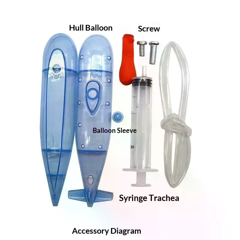 DIY Handmade Assemble Submarine Model Buoyancy Science Experiment Kids Toys For Children