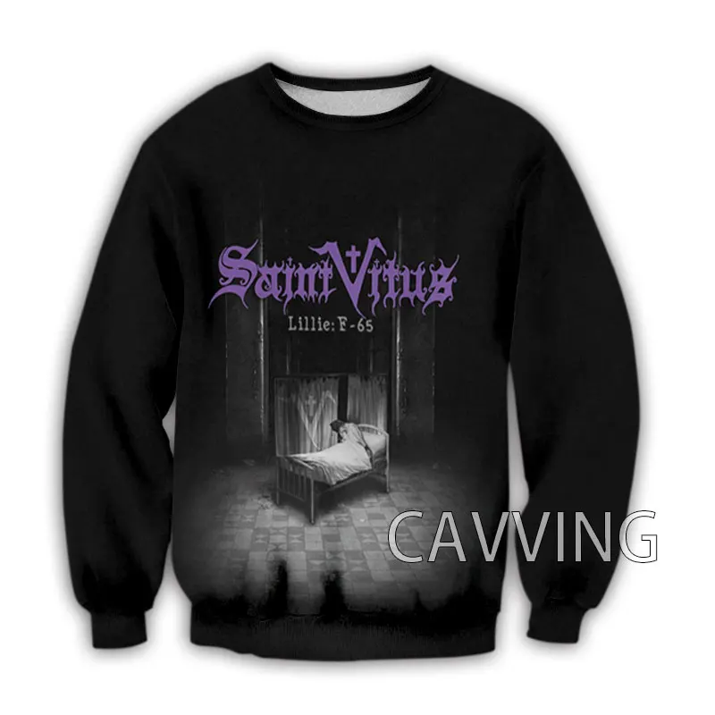 CAVVING 3D Printed  Saint Vitus Crewneck Sweatshirts Harajuku Styles Tops Long Sleeve Sweatshirts for Men/women