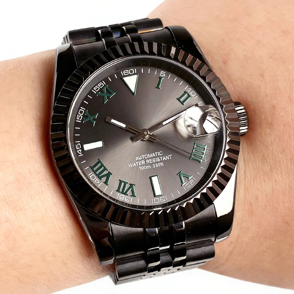 

Винтажные часы Tandorio, новые, 36 мм/39 мм, с белым, серым, черным циферблатом с эффектом солнечных лучей, светящимся сапфировым стеклом, водонепроницаемостью 20 бар, автоматическим механизмом NH35, мужские.