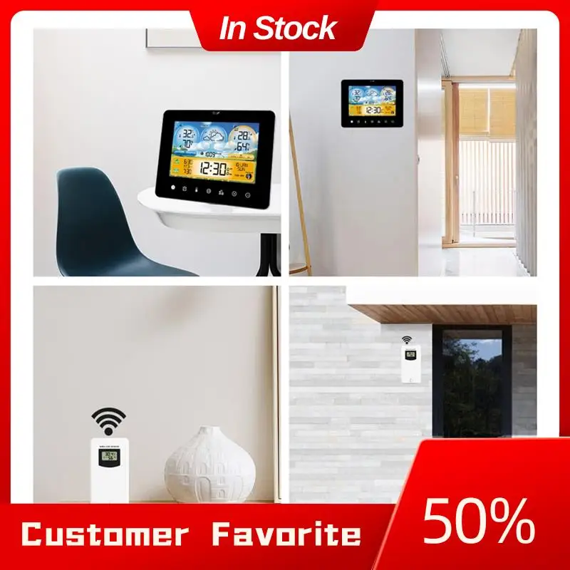 Top Sale Digital Atomic Alarm Clock,HD Color Display Clocks For Bedrooms With Indoor Temperature And Humidity,For Home Office