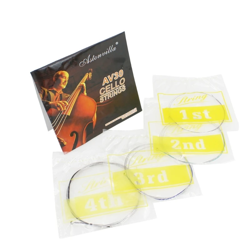 

Cello String Universal Set Replacement Cello Strings Accessory Easy to Use