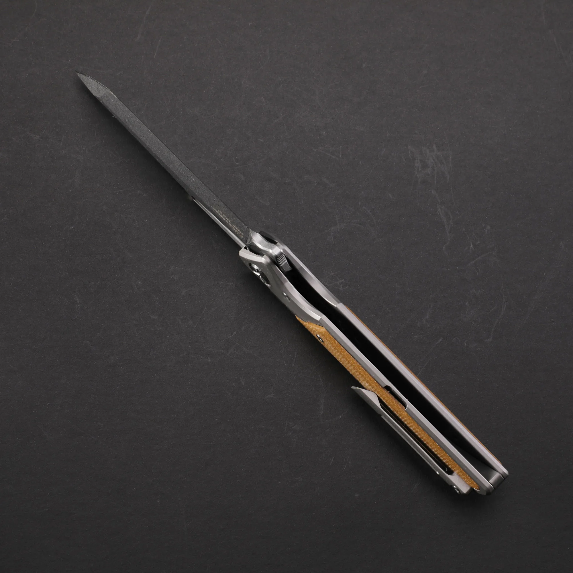 Cuchillo plegable de calidad TWOSUN TS366, mango de titanio, multiherramienta para exteriores con rodamiento, hoja de acero 14C28N, herramienta EDC de supervivencia para acampar