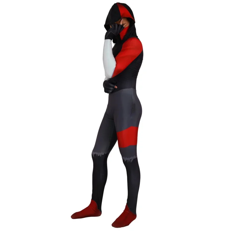 Ikonik Cosplay Kostüm Hoodie Overall Maske Spiel Rollenspiel Männer Uniform Zubehör Halloween Weihnachten Karneval kompletten Satz