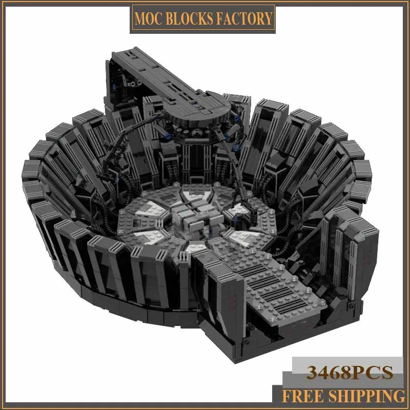 Star Movie Model Moc Building Bricks Space Rehabilitation Center Technology Modular Blocks Gifts Christmas Toy DIY Sets Assembly