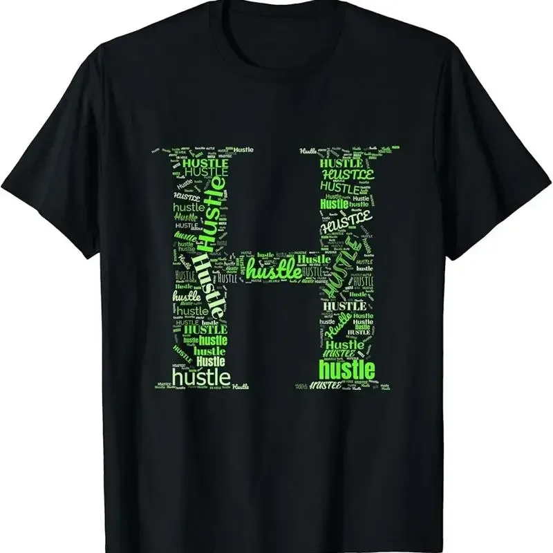 H steht für Hustle Green T-Shirt