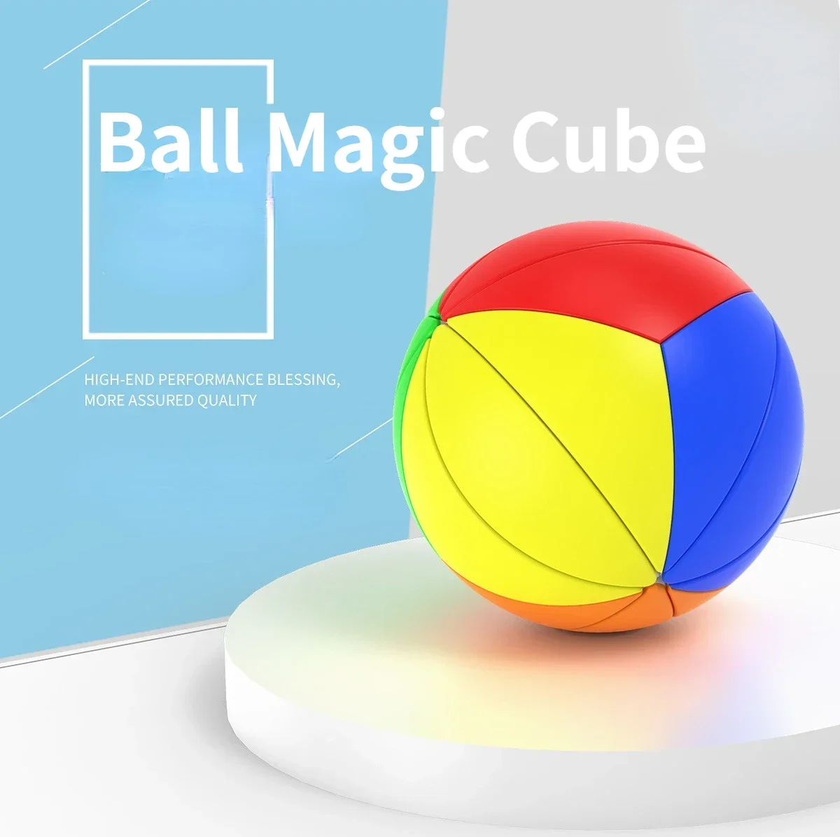 Ball Cube 3D Magic Cube Speed Learning Lernspielzeug für Kinder Anti Stress Runde Form Neo Cubo Magico