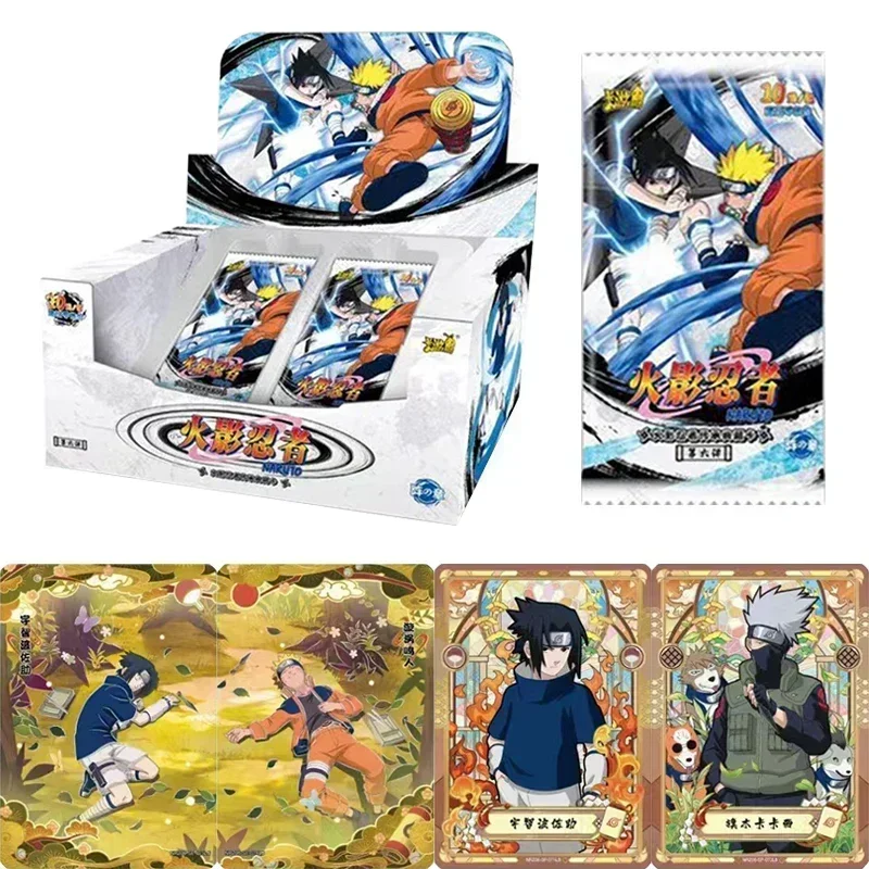 KAYOU Naruto Card Chapter of Formation Uzumaki Naruto Uchiha Sasuke New SE Anime Character Collection Cards Children's Toy Gift