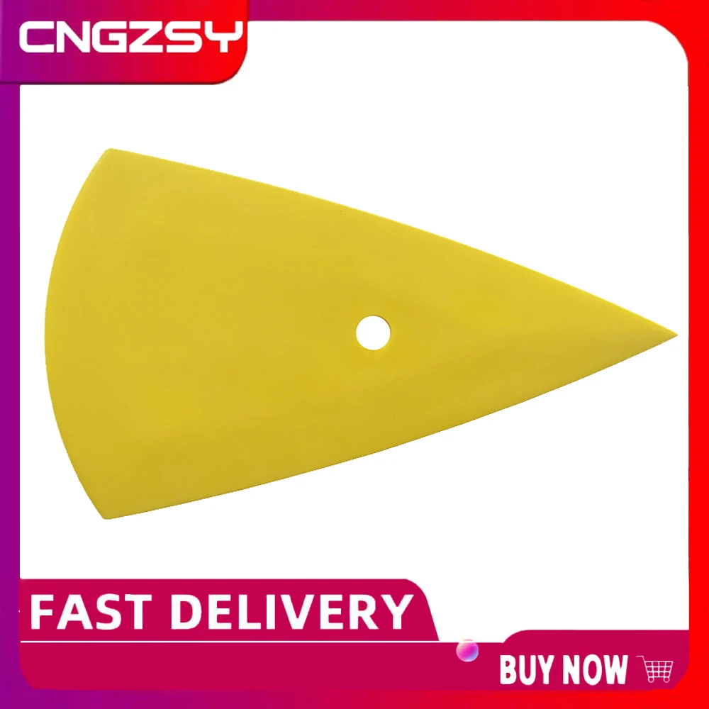 CNGZSY Car Sticker Wrapping Scraper 15.5*8.5cm Pointed End Contour Squeegee Glass Windshield Wiper Window Repair Tinted Tool A13