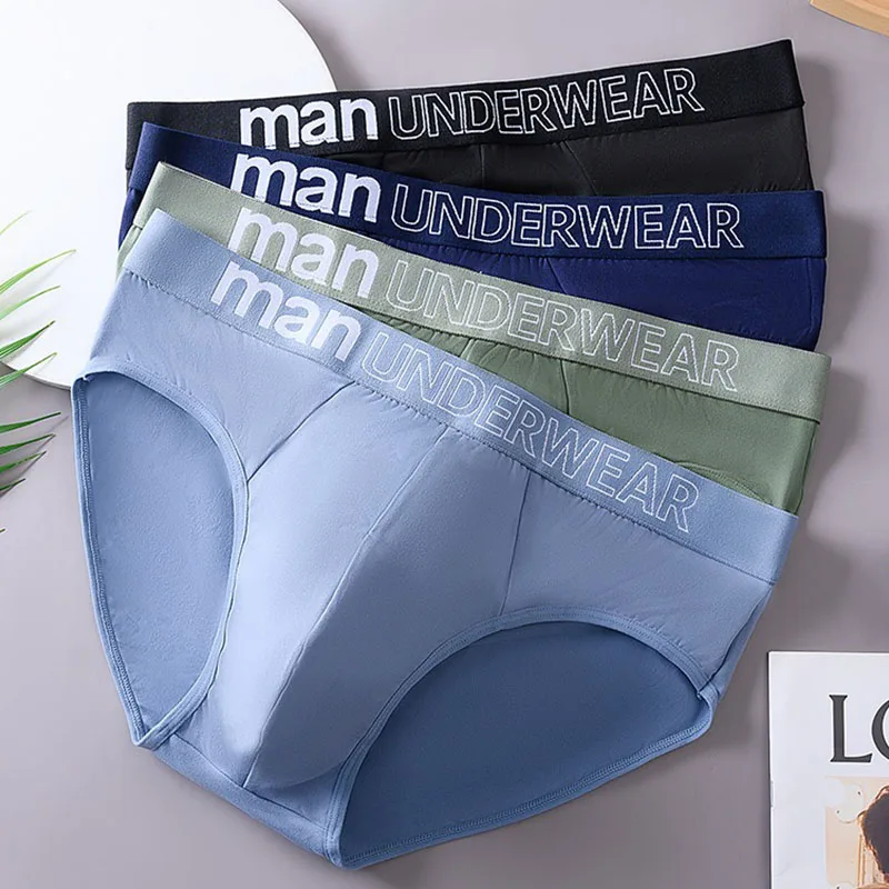 Men\'s Man Underwear Briefs Letter Comfortable Panties Shorts Sexy Gifts for Man Underpants