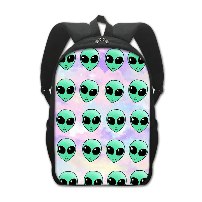 

Funny Alien Printed Backpack For Students Kids Boys Girls Ufo Rucksacks Children School Bag for Teenager Laptop Bookbags Gift