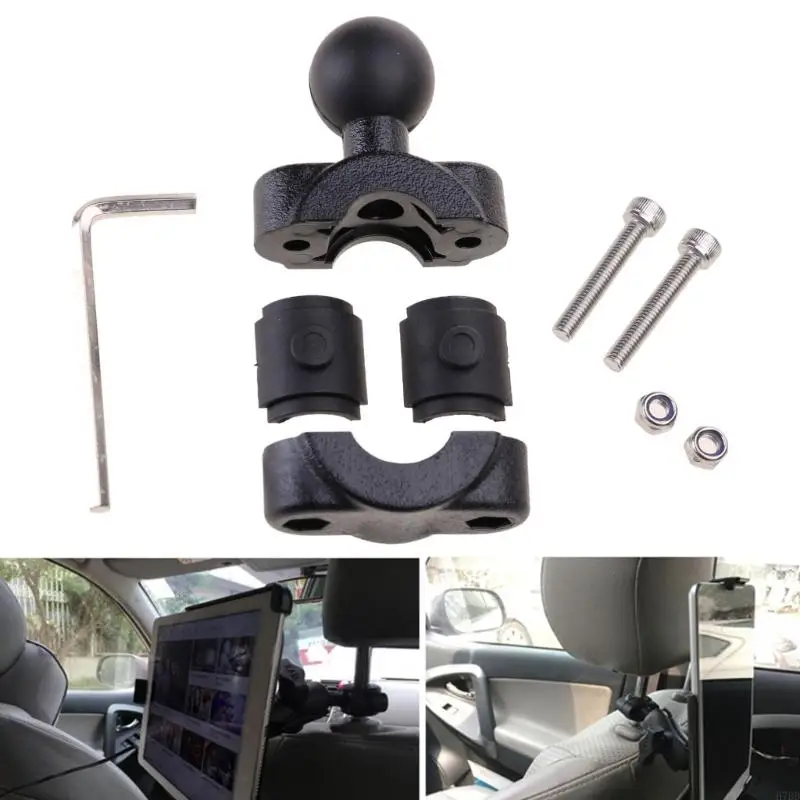H7BD الدراجات النارية سكوتر الخلفية View Ste Stem Bar Universal Frame Mount Ball حامل الكرة