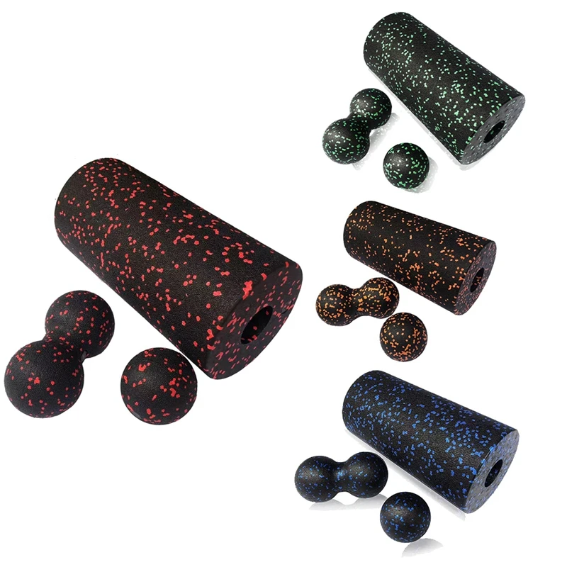 3PCS Yoga Roller Massage Peanut Ball Set EPP Fitness Foam Column For Back Pain Deep Tissue Stretching Muscle Relax image 4
