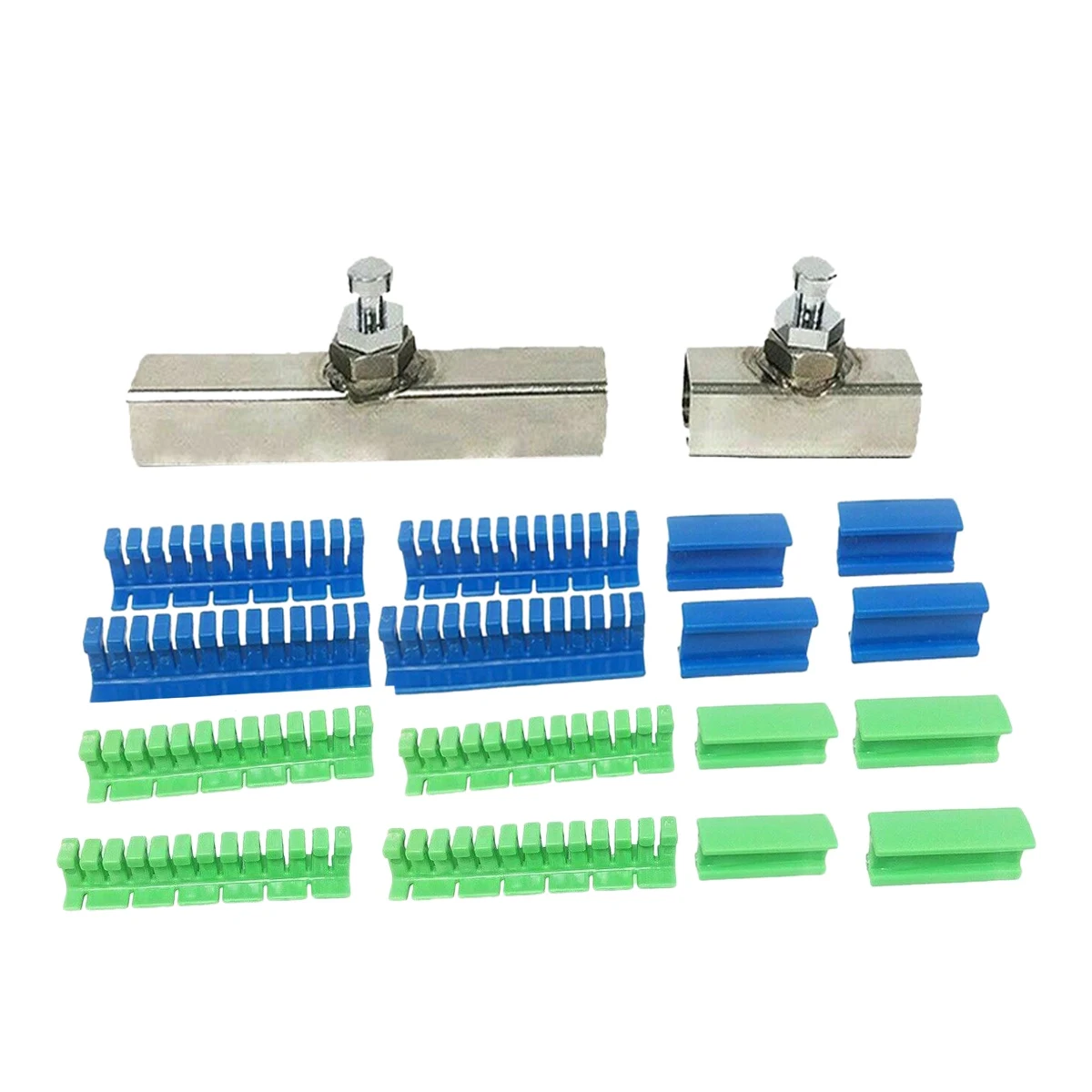 

18X Paintless Dent Removal Puller Tabs Teeth Tools Kit with Glue Sticks for Big Dent Repair of Car Body Hail Damage